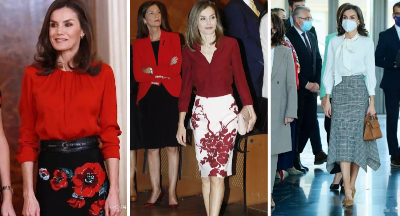 西班牙王妃亲身示范：不染白发、裙选长、裤选宽，50岁也优雅气质
